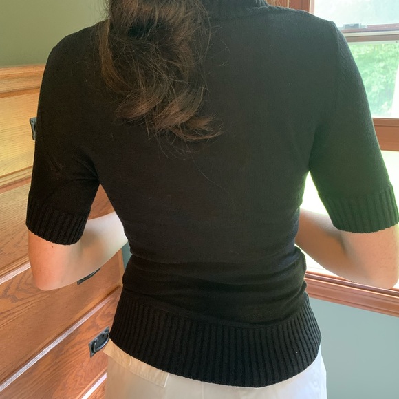 BCBGMaxazria. Women’s relaxed turtleneck, three-quarter sleeve sweater. Size XS. - Picture 3 of 8